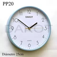 RELOJ PARED DAKOT 25CM COD: PP20 - tienda online