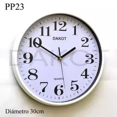 RELOJ PARED DAKOT 30CM COD: PP23 en internet