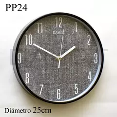 RELOJ PARED DAKOT 25CM COD: PP24 - comprar online