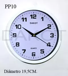 RELOJ PARED DAKOT 19,5 CM COD: PP10 en internet