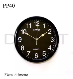 RELOJ PARED DAKOT 23CM COD: PP40 - comprar online