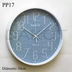 RELOJ PARED DAKOT 30CM COD: PP17 - comprar online