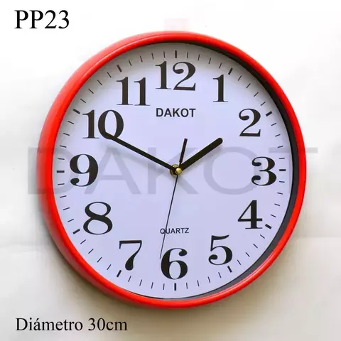 RELOJ PARED DAKOT 30CM COD: PP23 - comprar online