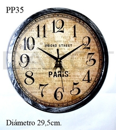 RELOJ PARED DAKOT 29.5CM COD: PP35 - comprar online