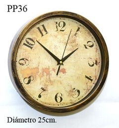 RELOJ PARED DAKOT 25CM COD: PP36 - comprar online
