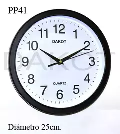 RELOJ PARED DAKOT 25CM COD: PP41 - comprar online