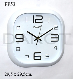 RELOJ PARED DAKOT 29,5X29,5CM COD: PP53
