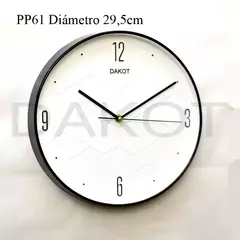 RELOJ PARED DAKOT 29.5CM COD: PP61 - tienda online