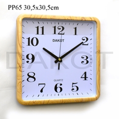 RELOJ PARED DAKOT 30.5X30.5CM COD: PP65