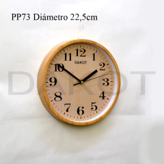 RELOJ PARED DAKOT 22.5CM COD: PP73 - comprar online