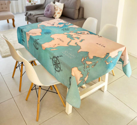 Mantel rectangular - Mapa