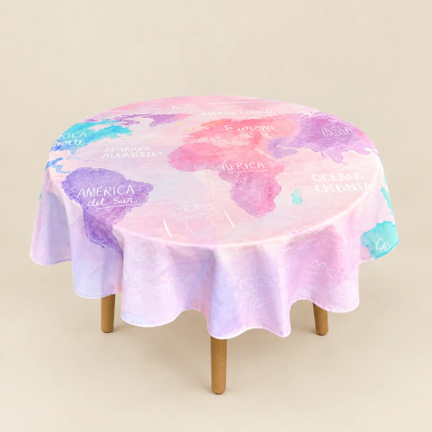 Mantel redondo - Mundo Pastel