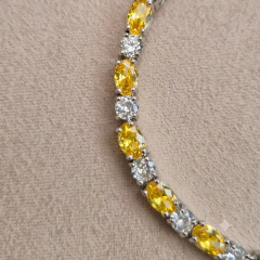 Pulseira Riviera Oval - Amarelo