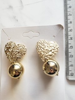 Brinco Coração Dourado