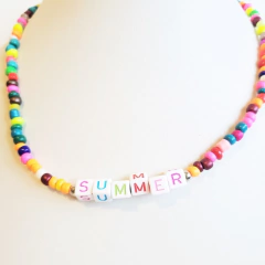 Choker Letrinhas - Summer - comprar online