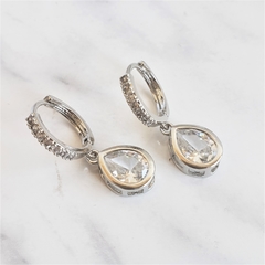 Imagem do Argolinhas Gota de Strass