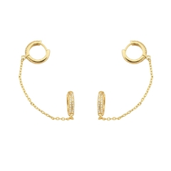 Ear Line Argolas Cravejadas