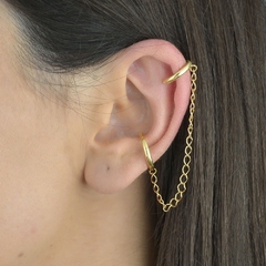 Piercing Fake Argolas e Corrente - comprar online