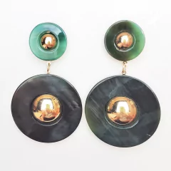 Imagem do Brinco Bolas Marmorizadas (várias cores)