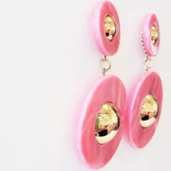 Brinco Bolas Marmorizadas (várias cores) - Oh La la! Acessórios Fashion