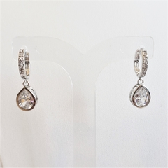 Argolinhas Gota de Strass - loja online