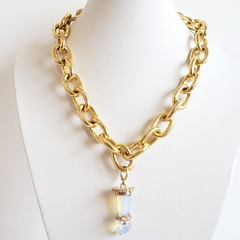 Choker Corrente Atenas (verde ou branco) na internet