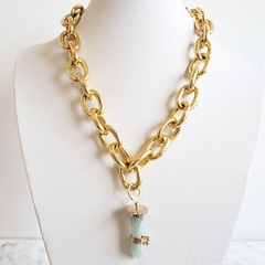 Choker Corrente Atenas (verde ou branco)