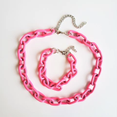 Imagem do Choker e Pulseira Correntaria Colors