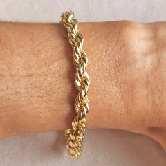 Pulseira Cordão Baiano - 5mm - Oh La la! Acessórios Fashion
