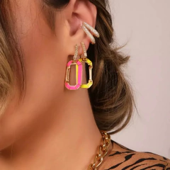 Piercing Elo Micro Zircônias - Ouro - comprar online