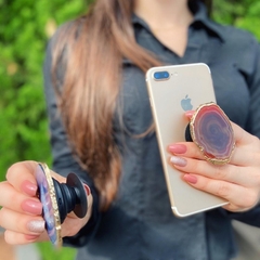 Suporte de Celular Pedra Natural - Ágata na internet