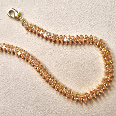 Pulseira Riviera Champagne Navete - Oh La la! Acessórios Fashion