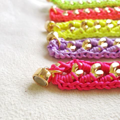Pulseira Crochê Neon Colors - loja online