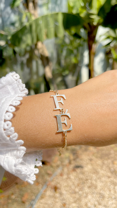 Pulseira Correntinha Fé na internet