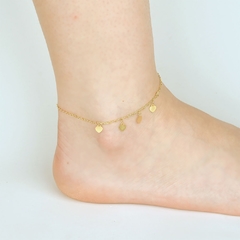 Tornozeleira Corações - Ouro - comprar online