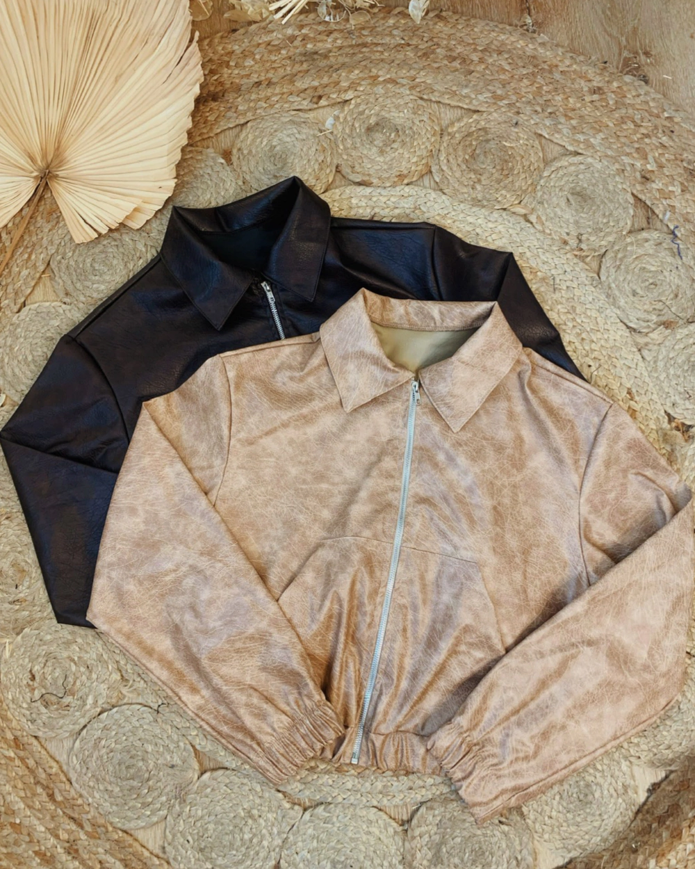 Bomber Cuerina