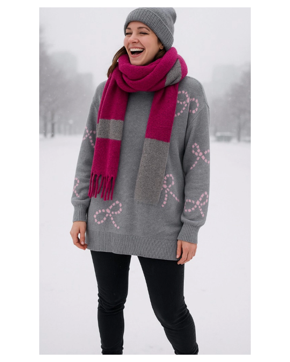 Sweter Moños