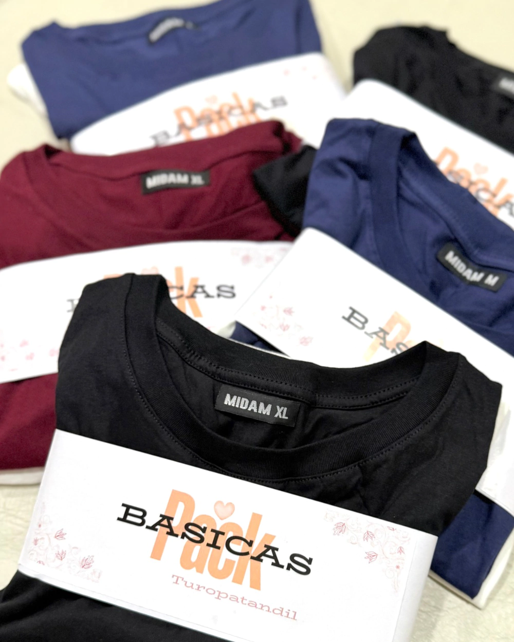 Remeras Pack Básicas
