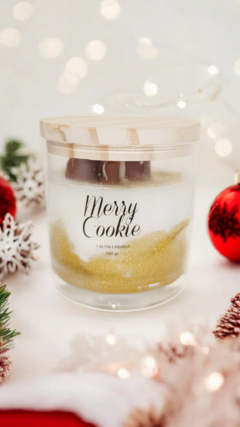 Vela Gold Merry Cookie - comprar online
