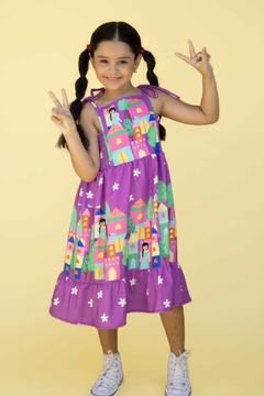 Vestido Castelo das Princesas lilás - comprar online