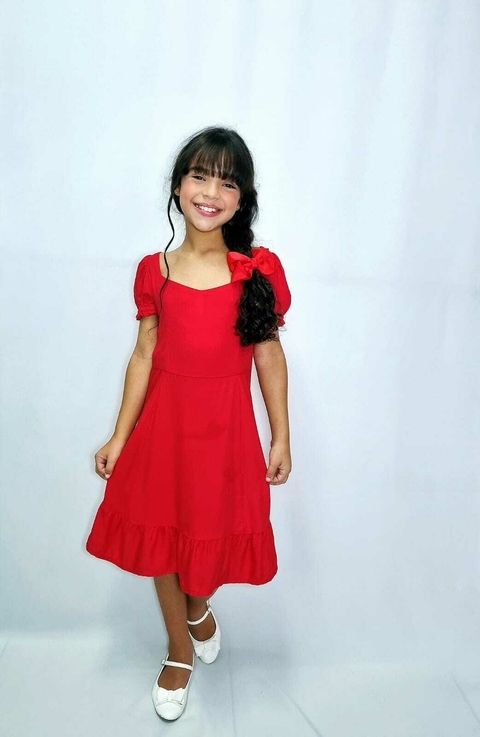 Vestido Vermelho infantil