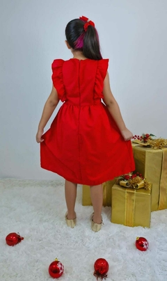Vestido Vermelho Festa na internet