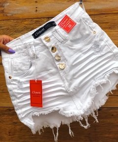 Saia Jeans White