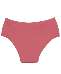 Calcinha Plus Size Alta em Microfibra na Cor Madras, com Frente Dupla e Laterais Largas. - comprar online