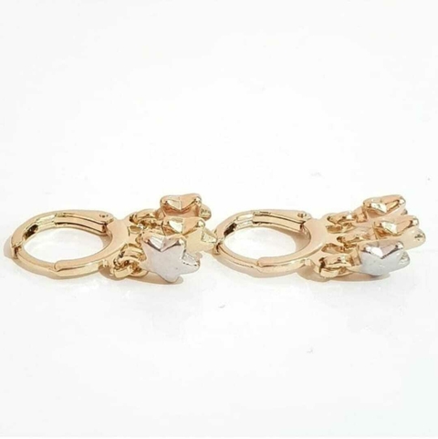 Mini argola estrelas 1,2cm - comprar online