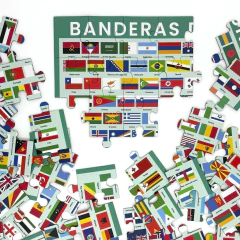 Rompecabezas Banderas del mundo x 60 piezas - comprar online
