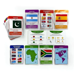 Cartas de aprendizaje Banderas del mundo - comprar online