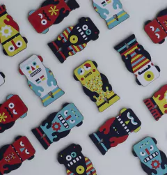 Juego de memoria Robots - comprar online