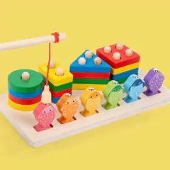 Figuras geométricas y juego de pesca - comprar online