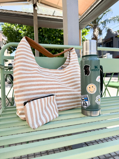 Bolso playero canela - comprar online